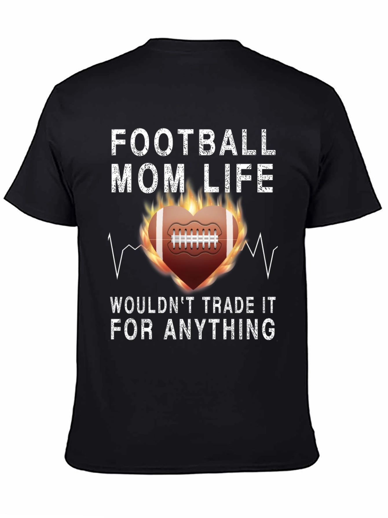 Football Mom Life Graphic T-Shirt