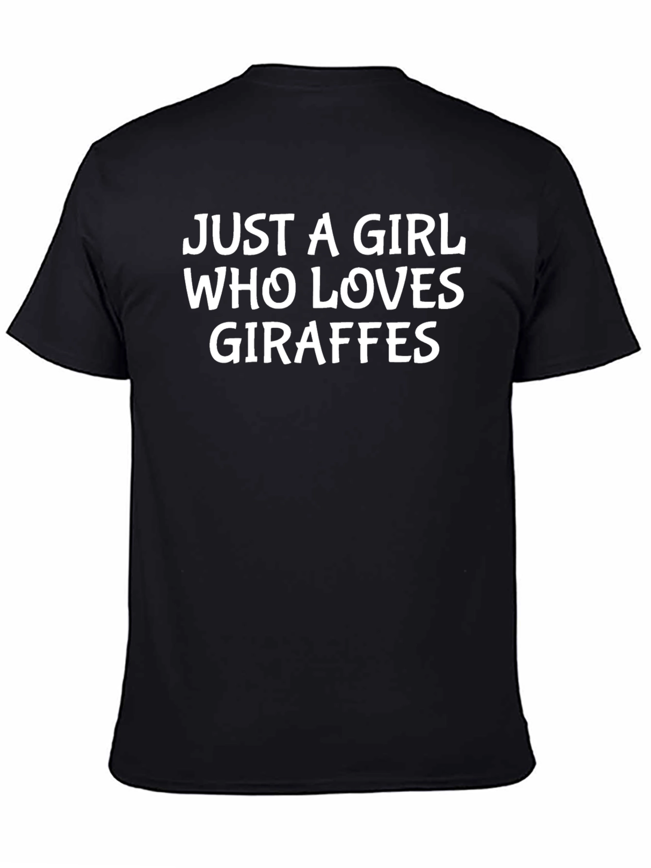 Giraffe Lovers T-Shirt - Just A Girl Who Loves Giraffes