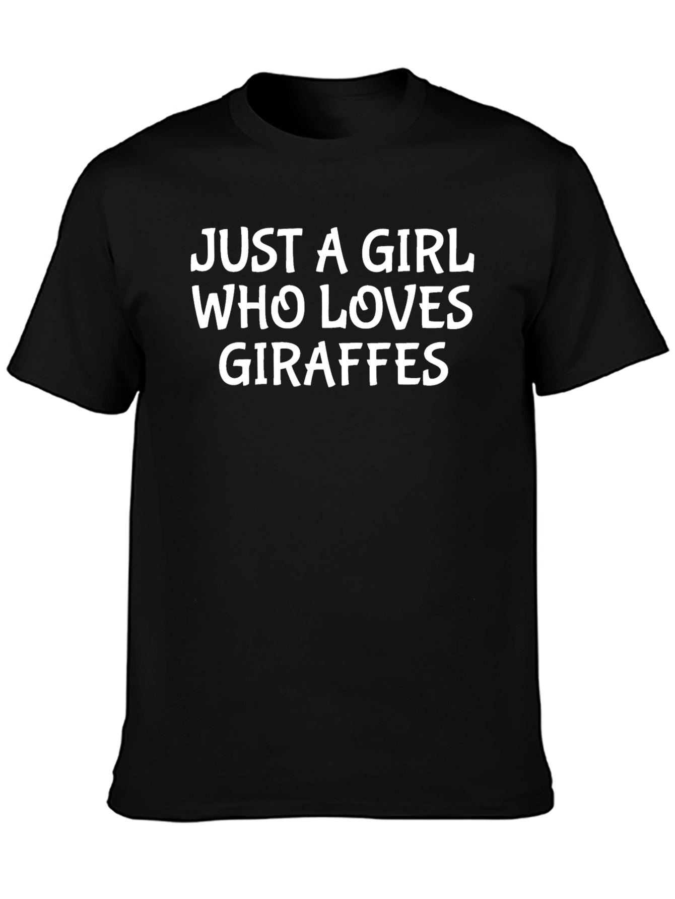 Giraffe Lovers T-Shirt - Just A Girl Who Loves Giraffes