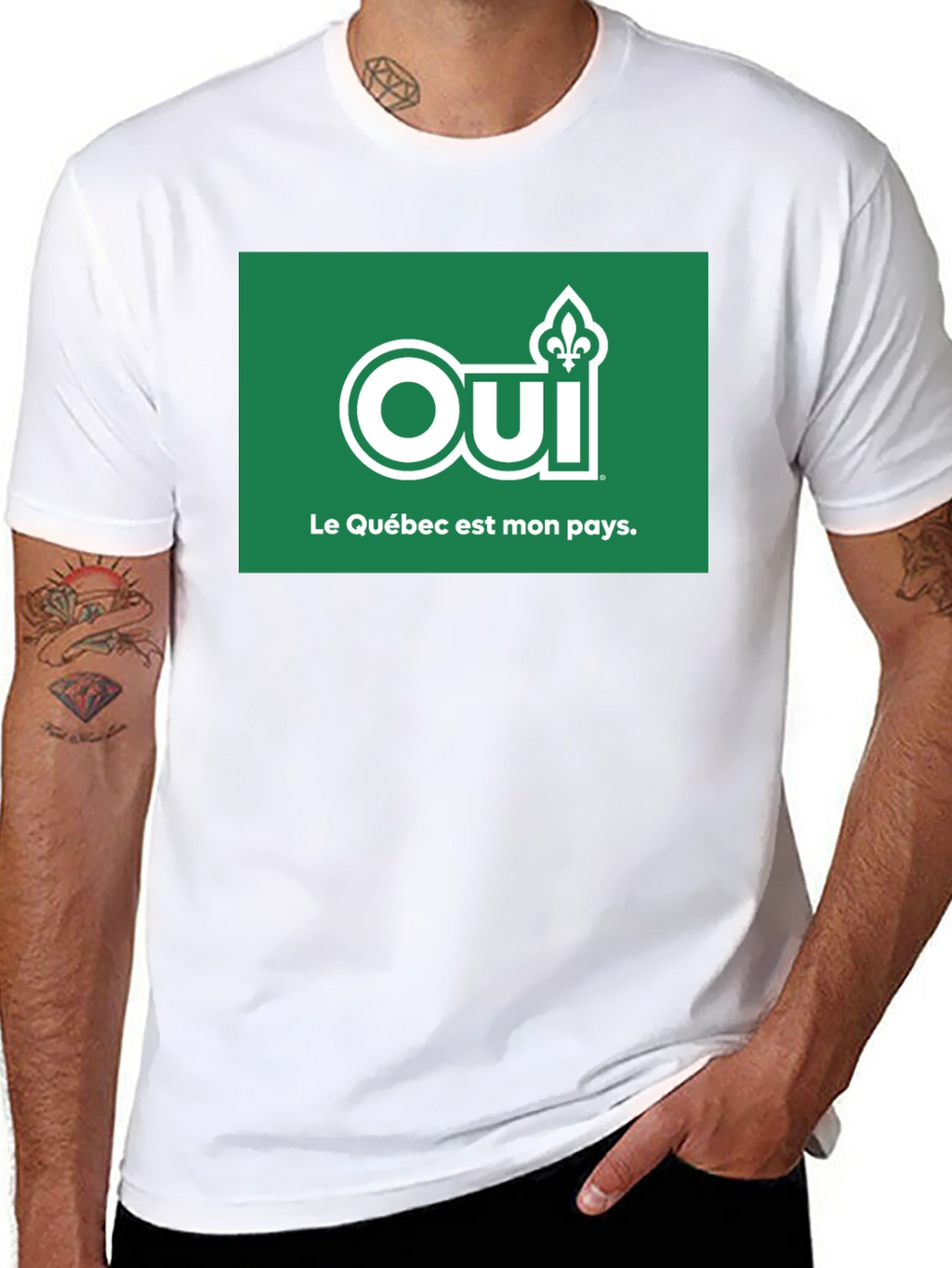 Oui Le Québec est mon pays T-Shirt