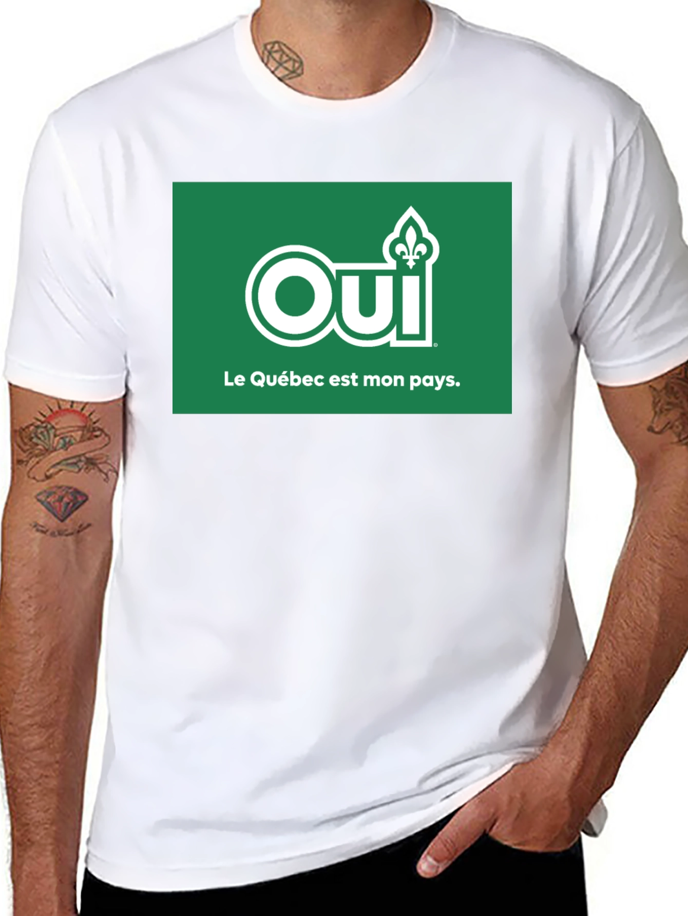 Oui Le Québec est mon pays T-Shirt