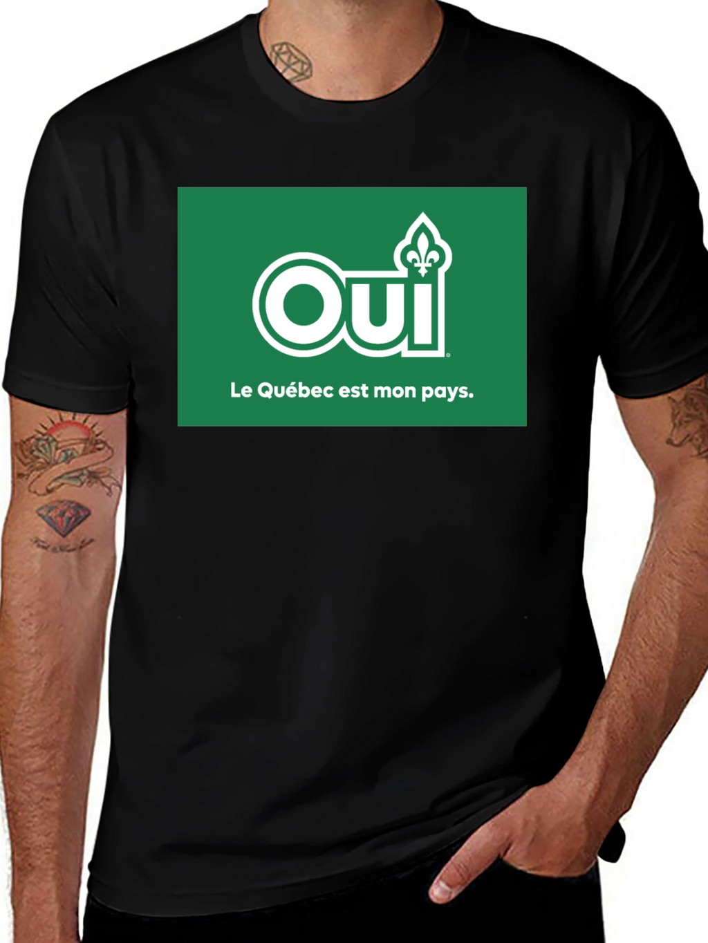 Oui Le Québec est mon pays T-Shirt
