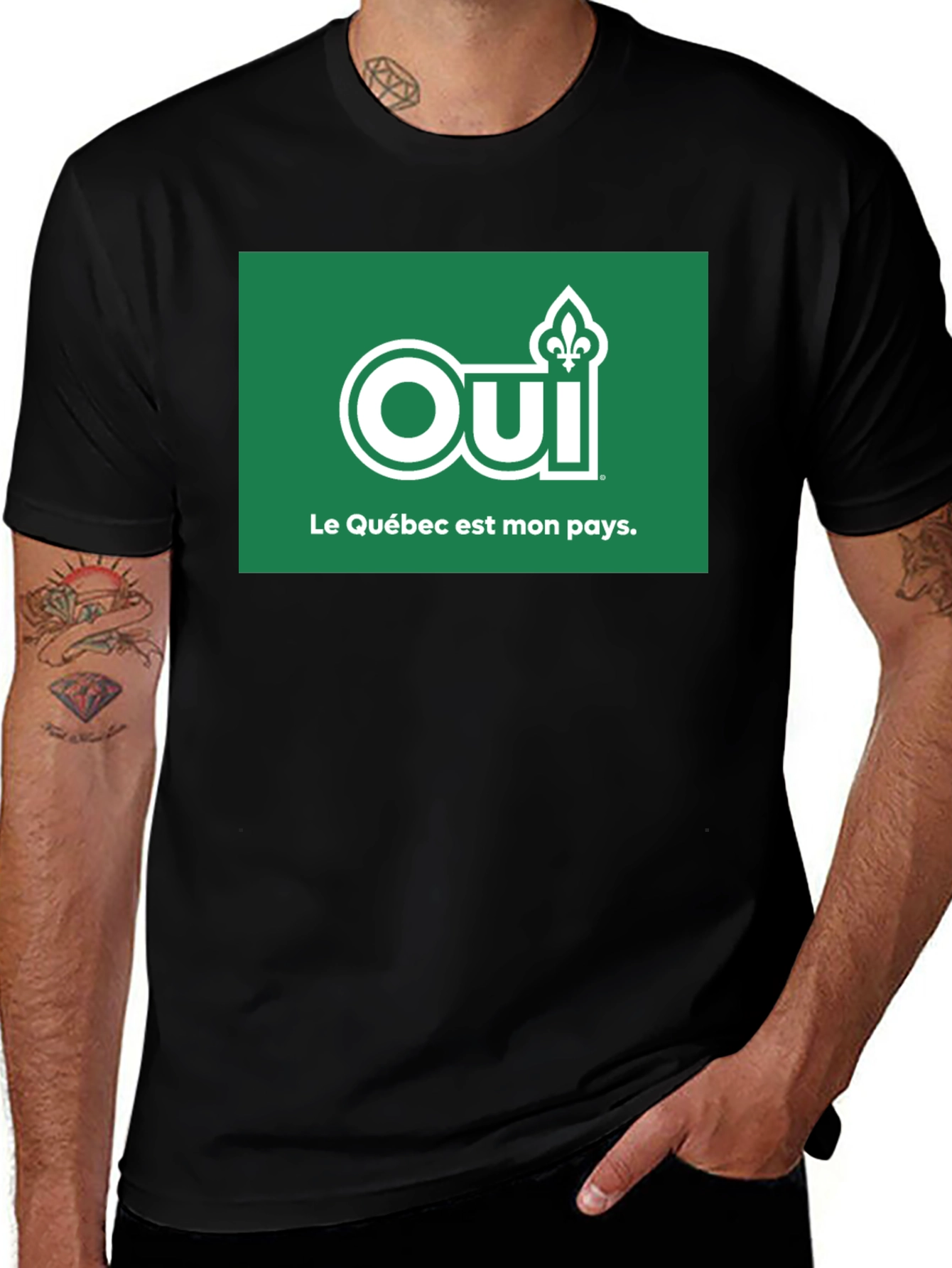 Oui Le Québec est mon pays T-Shirt