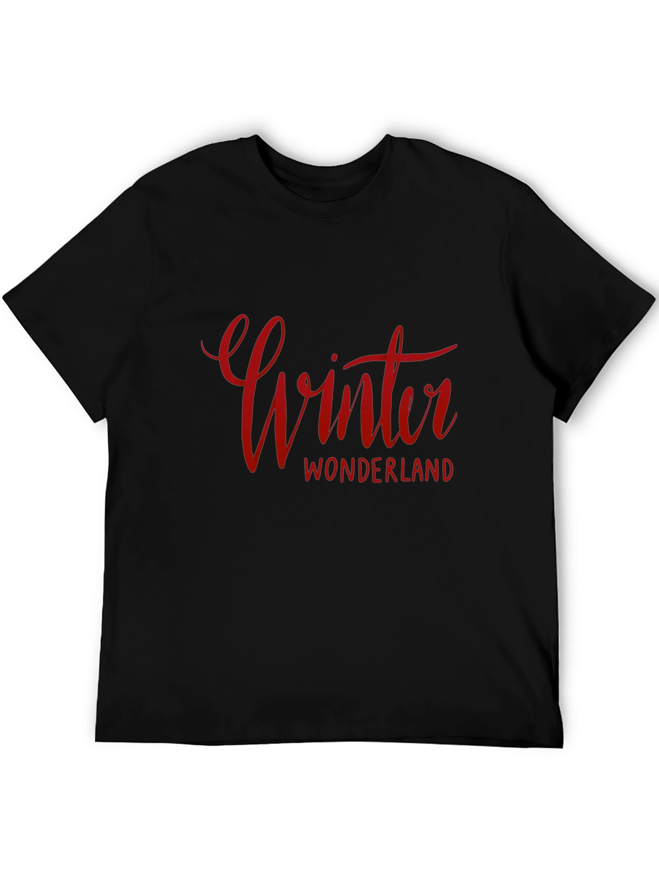 Winter Wonderland Graphic Tee - Black