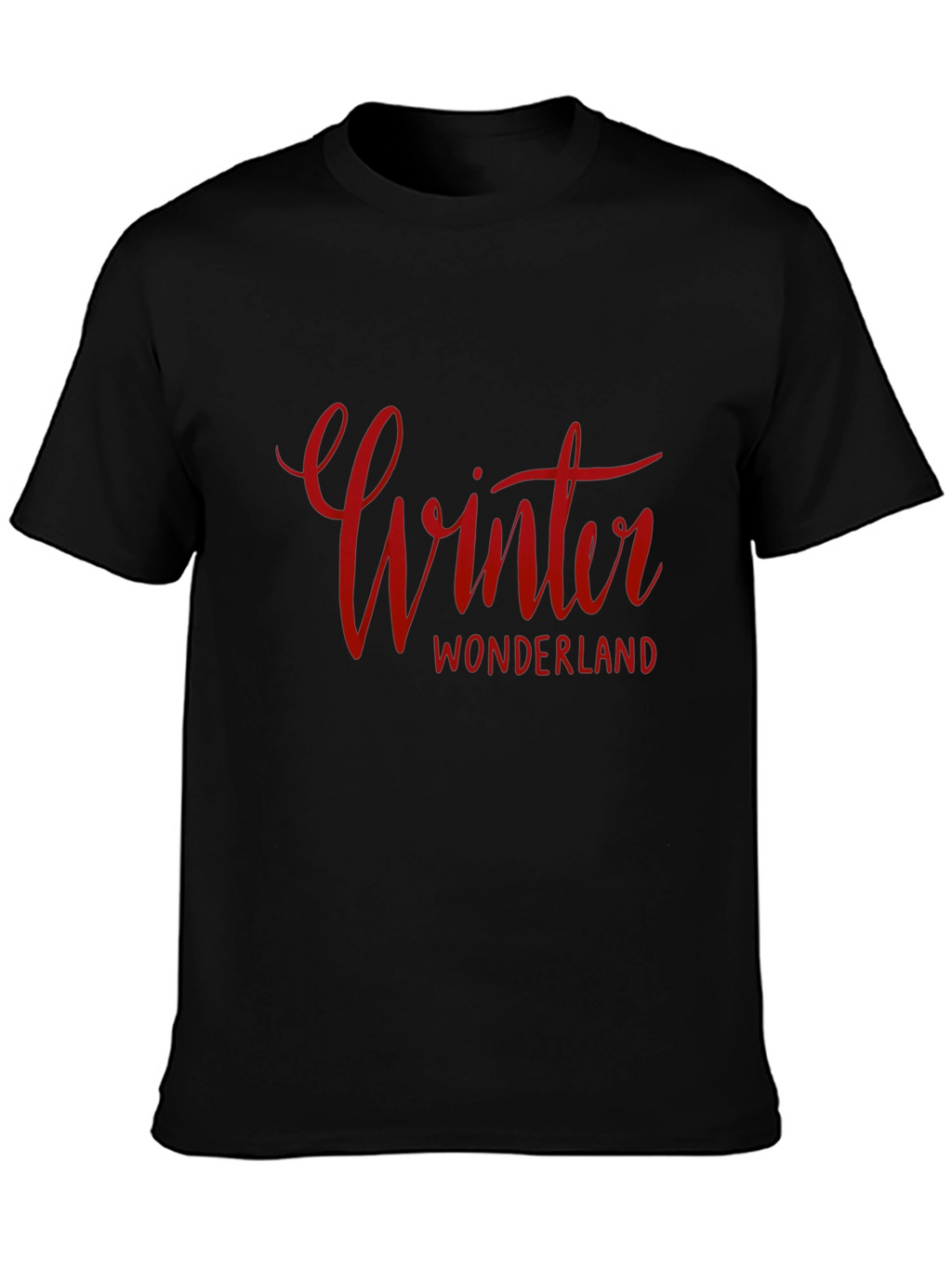 Winter Wonderland Graphic Tee - Black