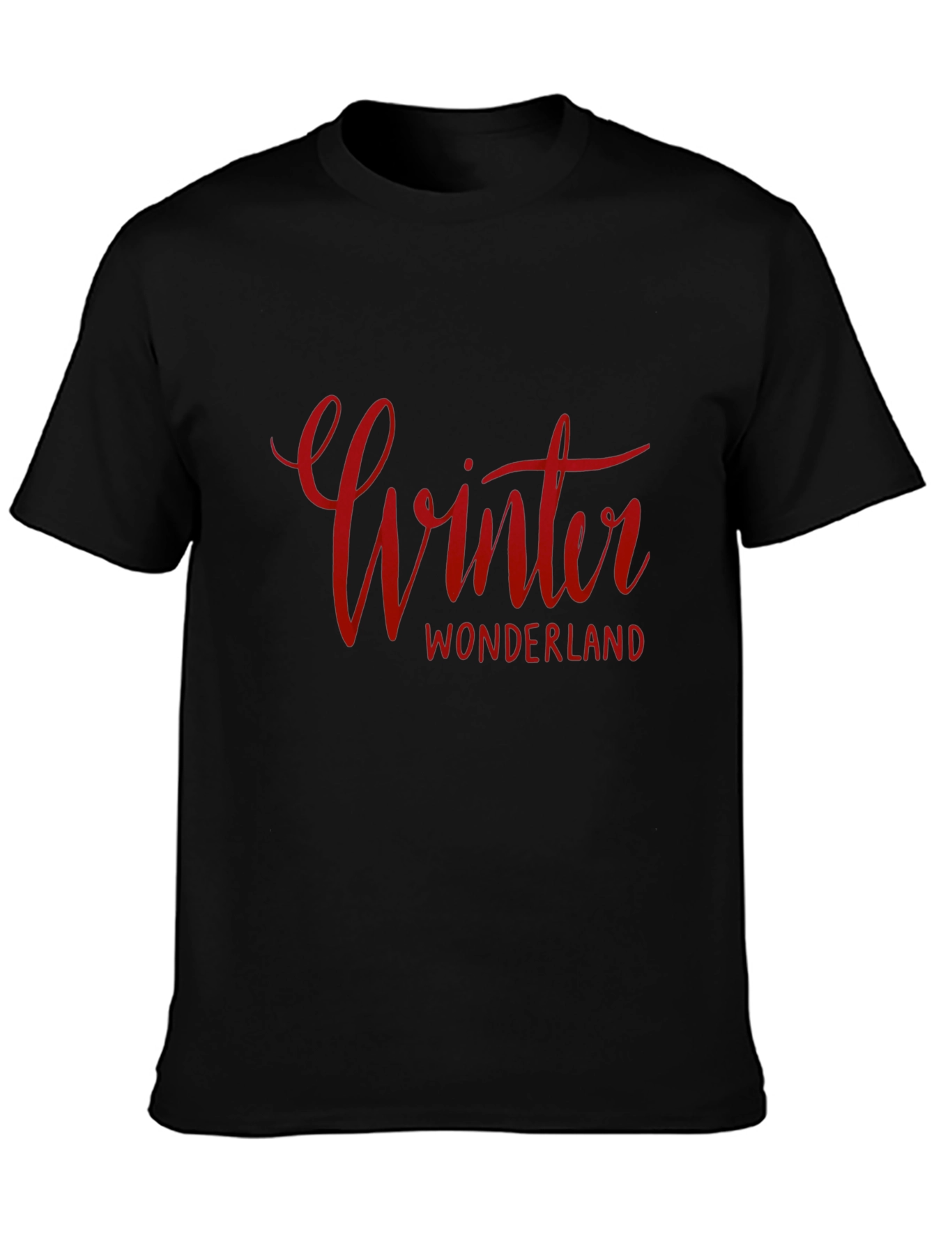 Winter Wonderland Graphic Tee - Black