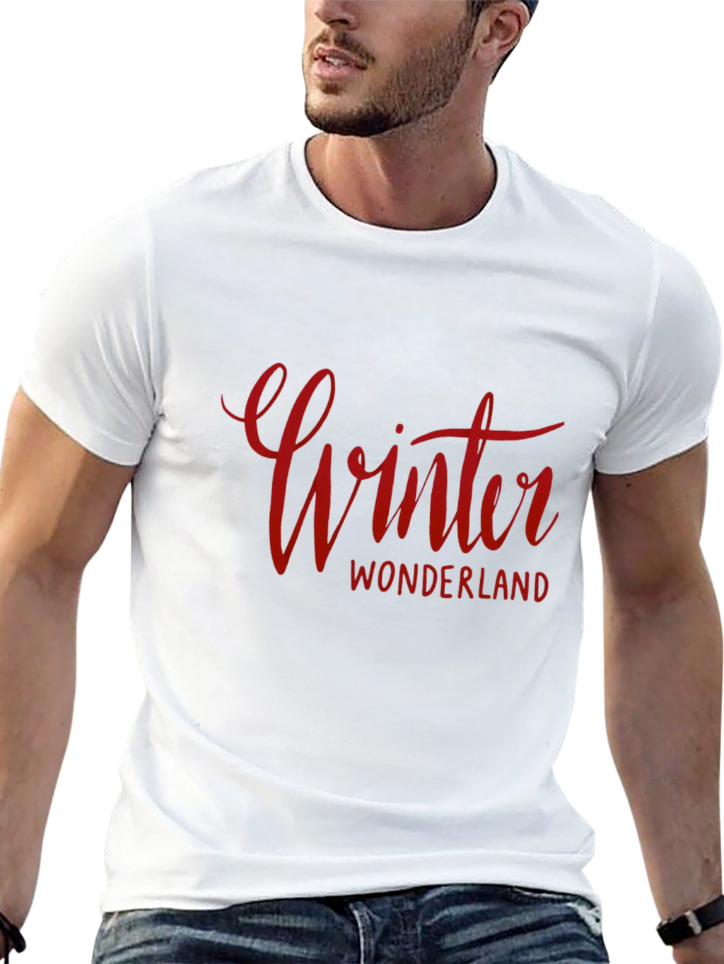 Winter Wonderland Graphic Tee - Black