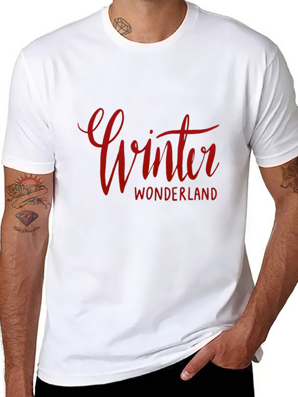 Winter Wonderland Graphic Tee - Black