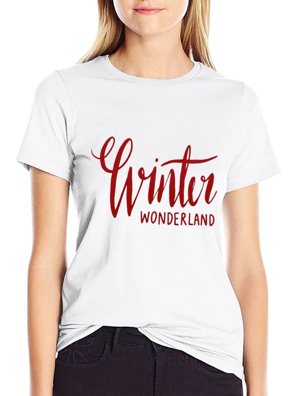 Winter Wonderland Graphic Tee - Black