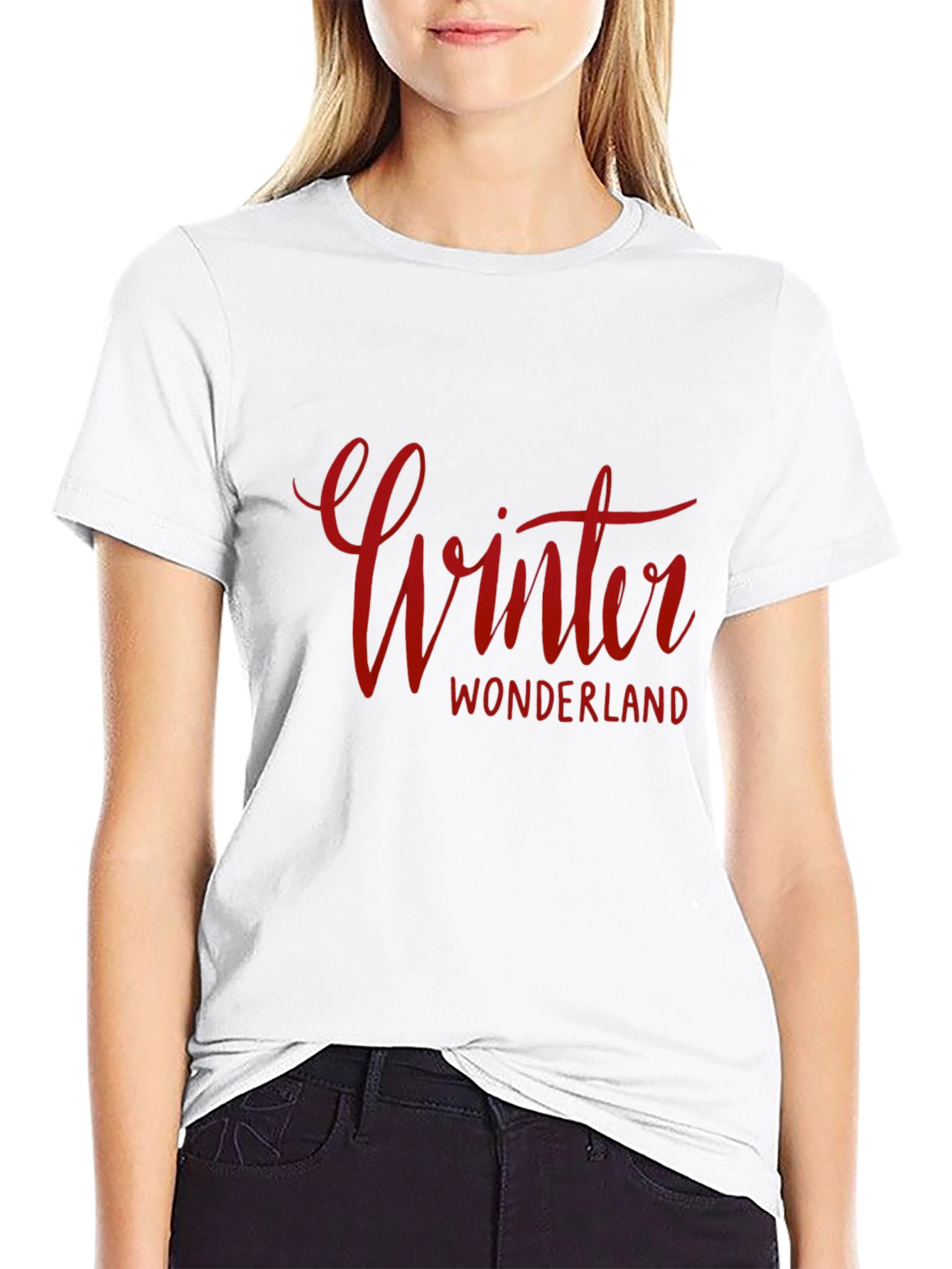 Winter Wonderland Graphic Tee - Black
