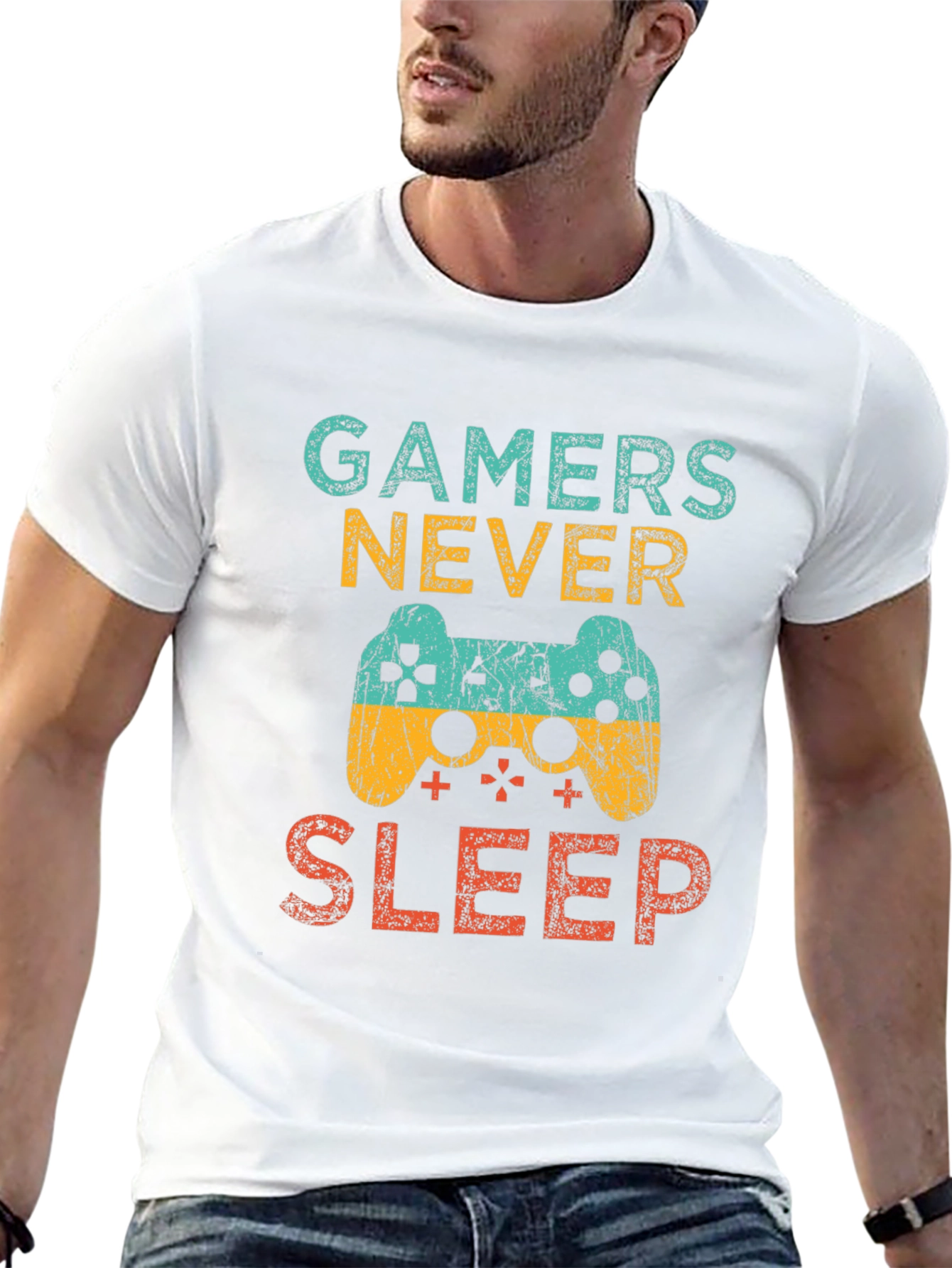 Gamers Never Sleep Graphic Tee