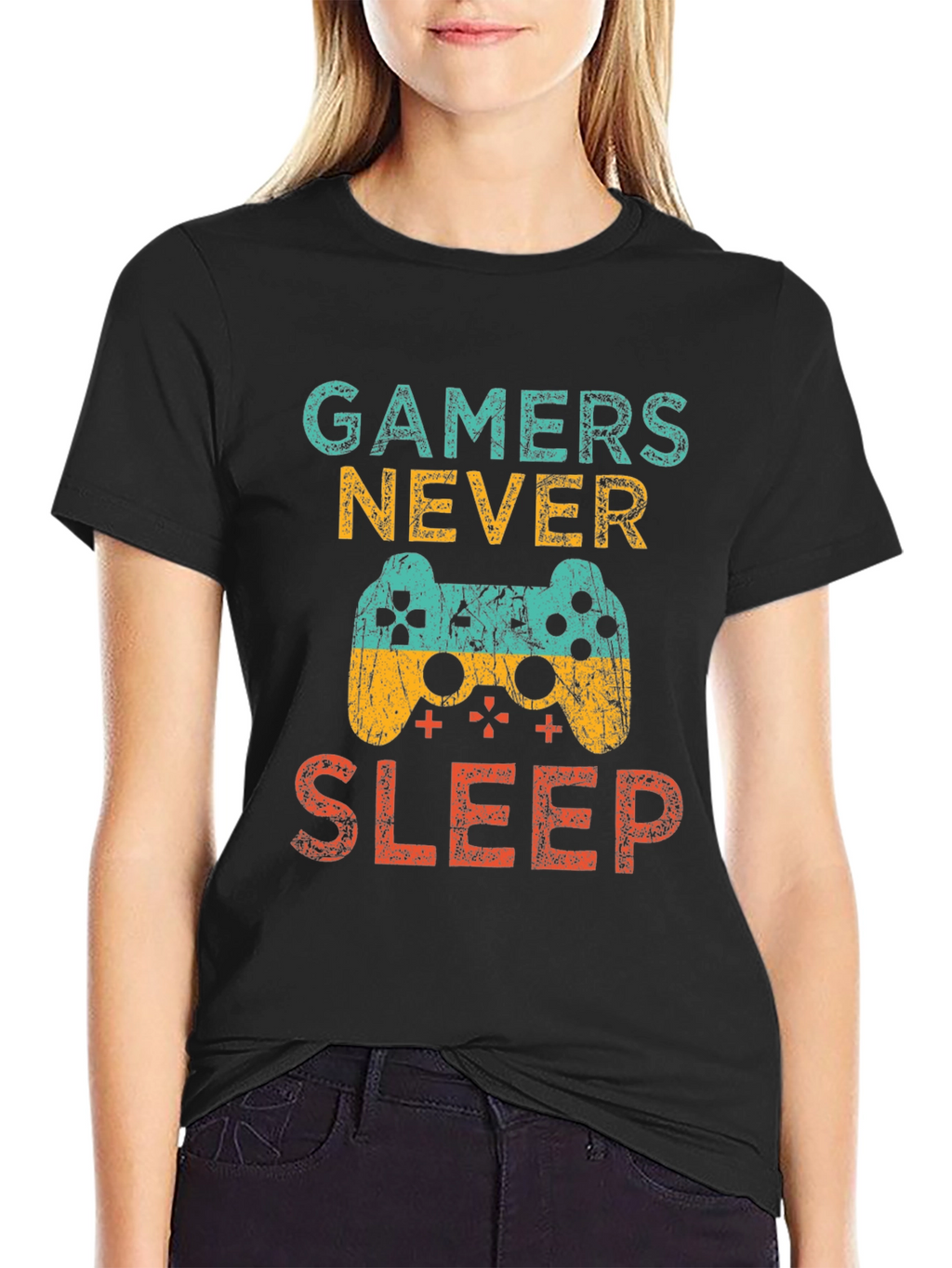 Gamers Never Sleep Graphic Tee