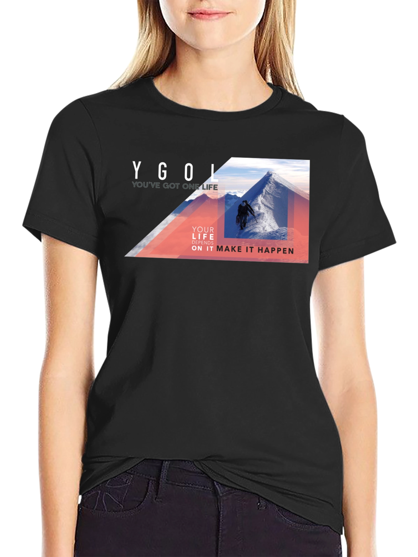 YOLO Mountain Climb Graphic Tee