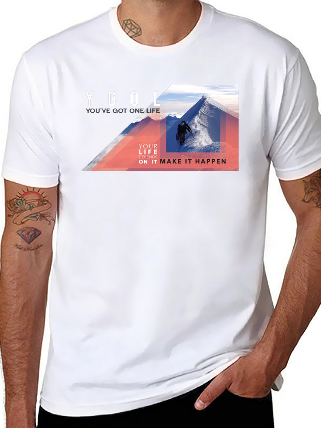 YOLO Mountain Climb Graphic Tee