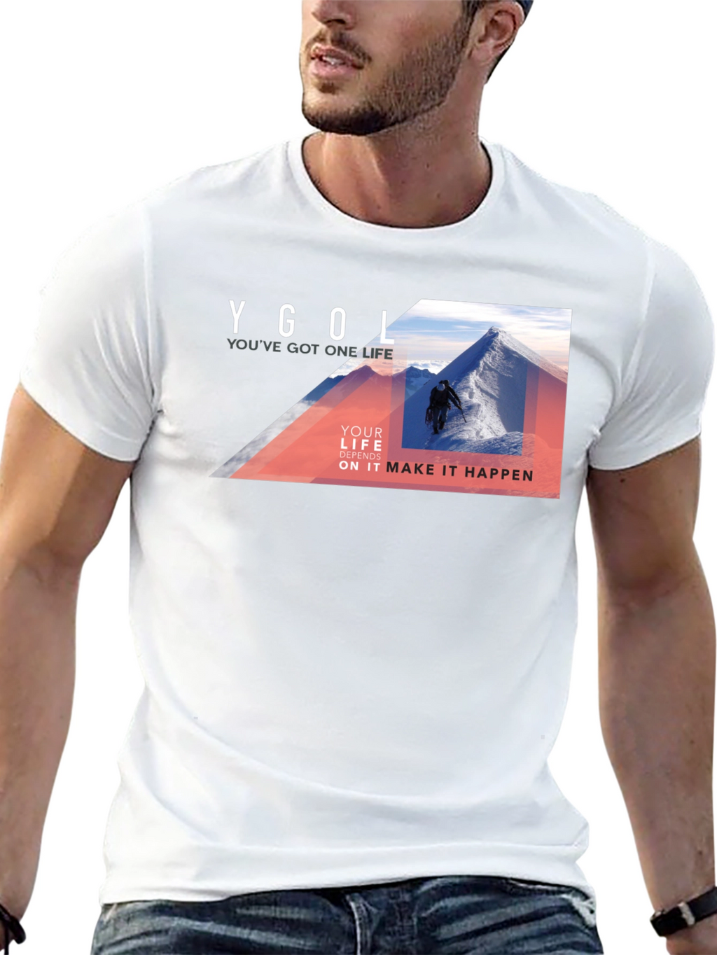 YOLO Mountain Climb Graphic Tee