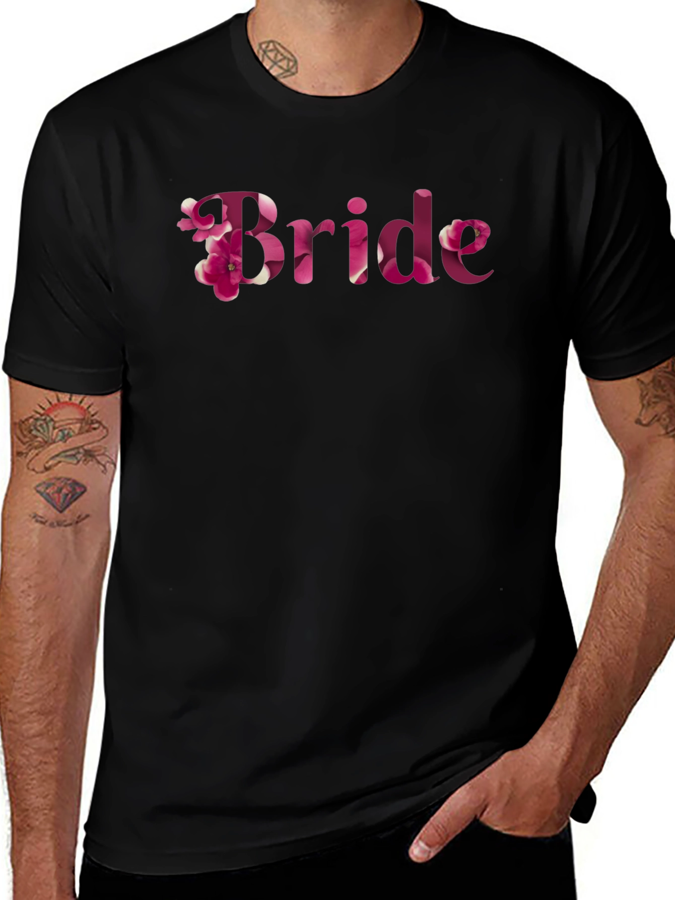Floral Bride T-Shirt - Bridal Shower Tee