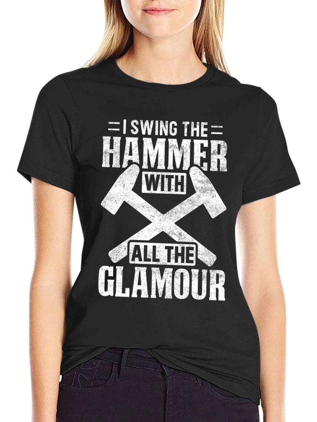 Humorous Hammer Swing T-Shirt