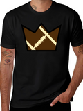 Football Crown Graphic Black T-Shirt