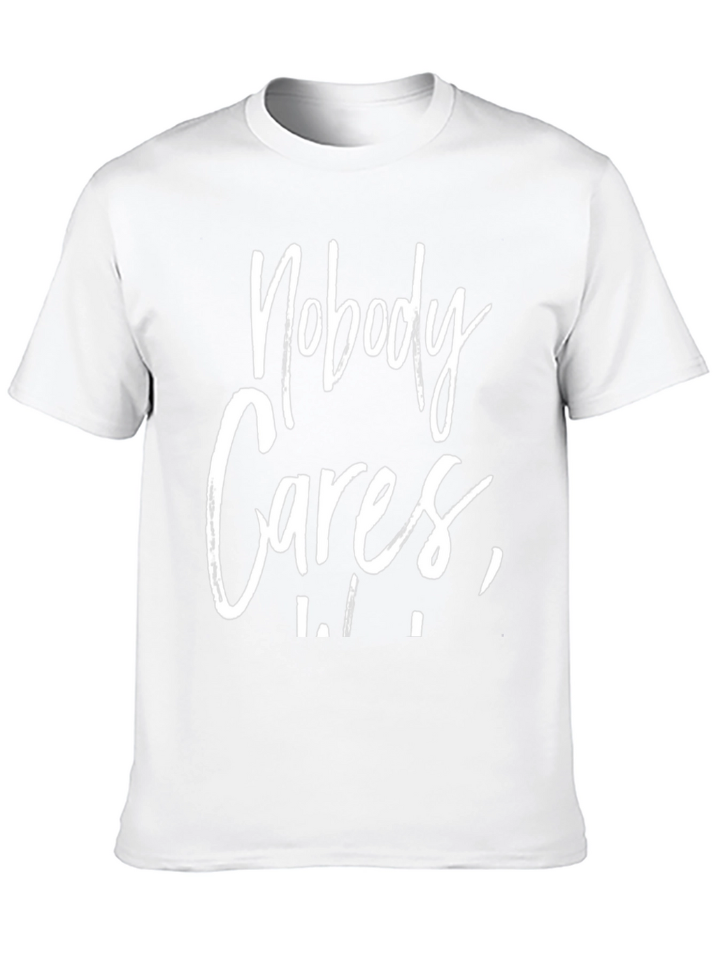 Nobody Cares Black Graphic Tee