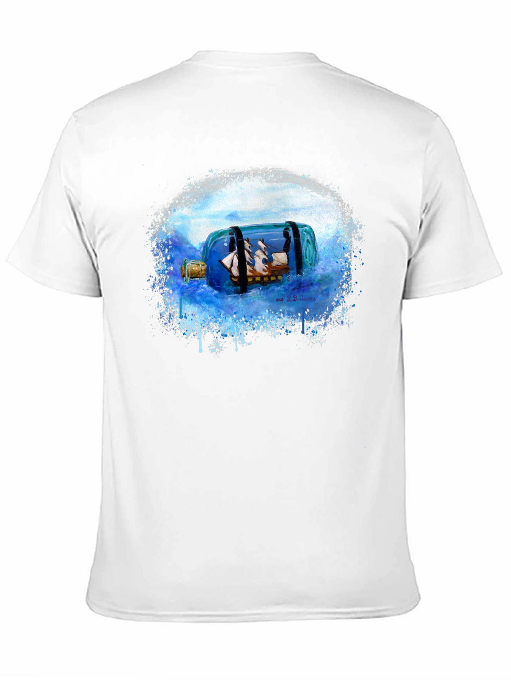 Nautical Ship in a Bottle T-Shirt