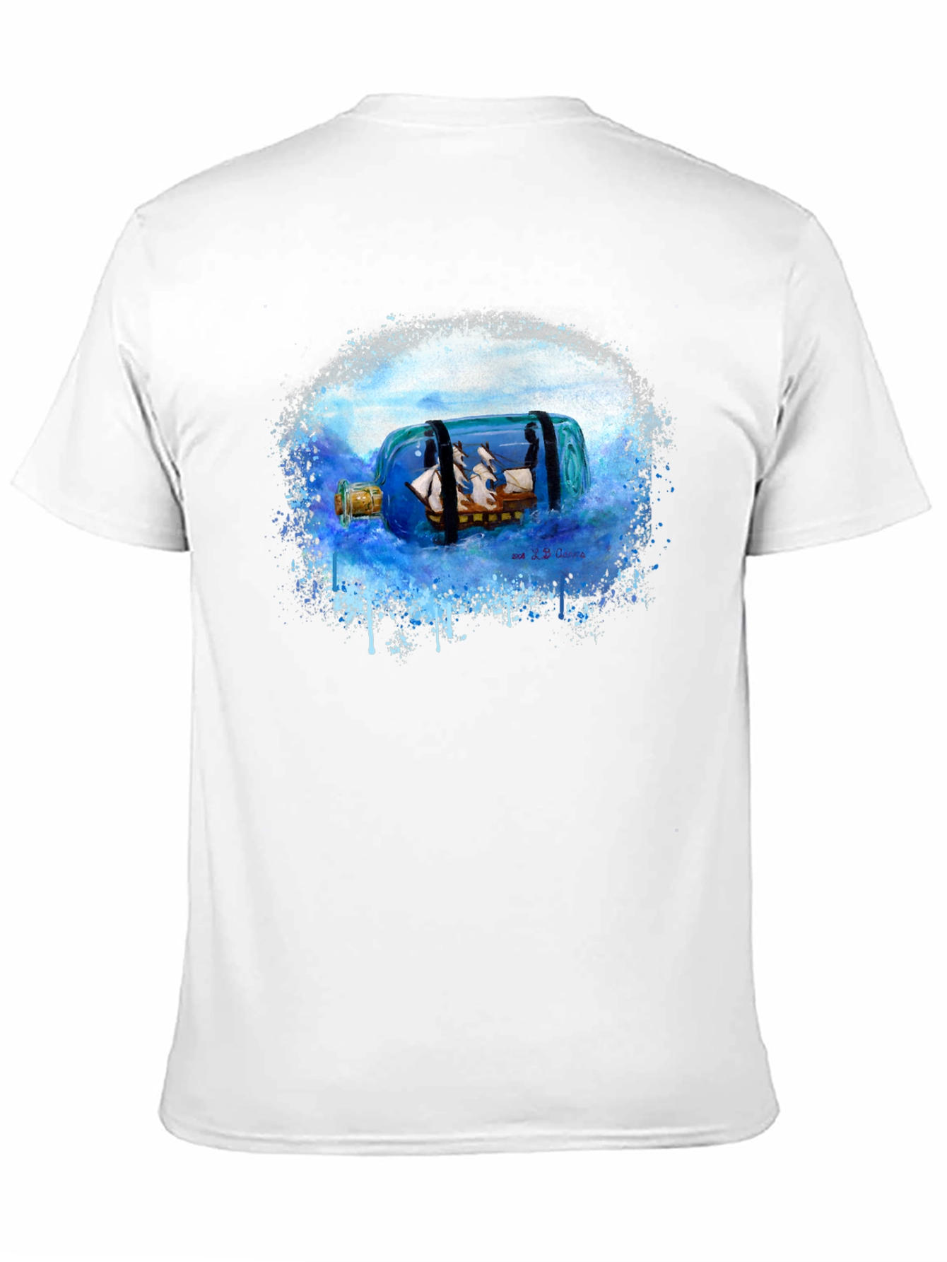 Nautical Ship in a Bottle T-Shirt