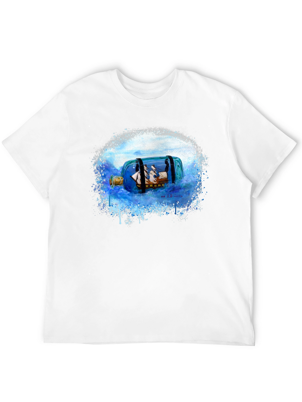 Nautical Ship in a Bottle T-Shirt