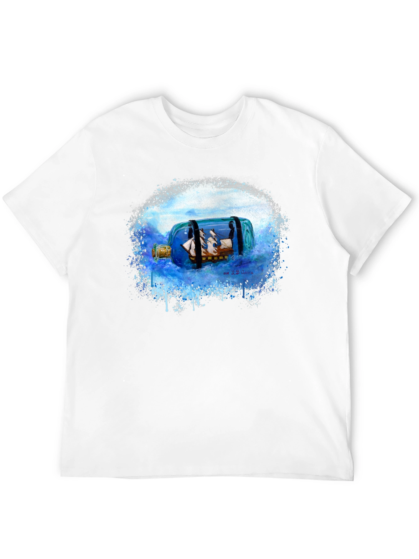 Nautical Ship in a Bottle T-Shirt