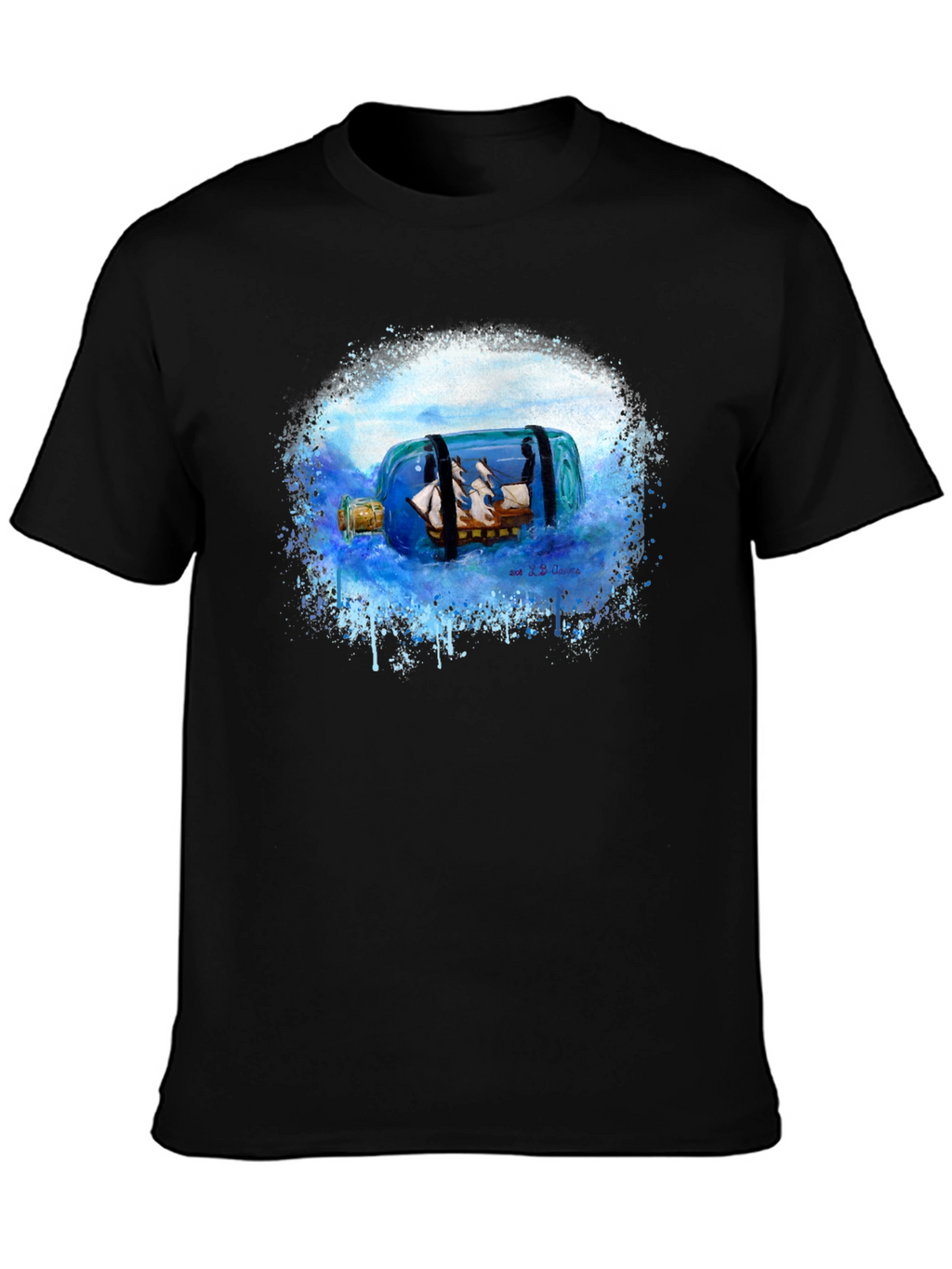 Nautical Ship in a Bottle T-Shirt
