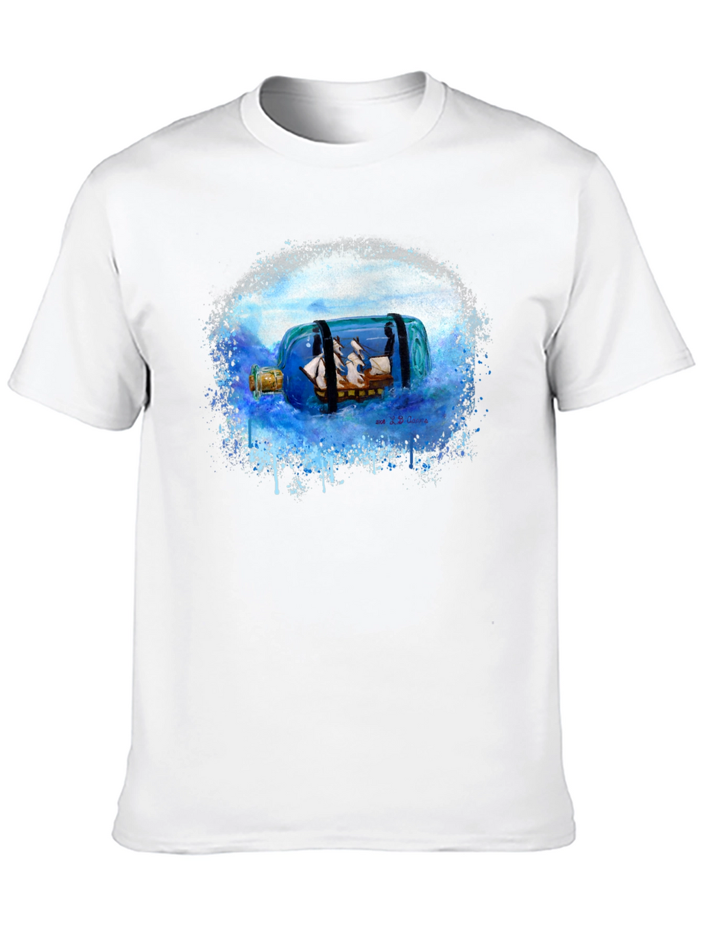 Nautical Ship in a Bottle T-Shirt