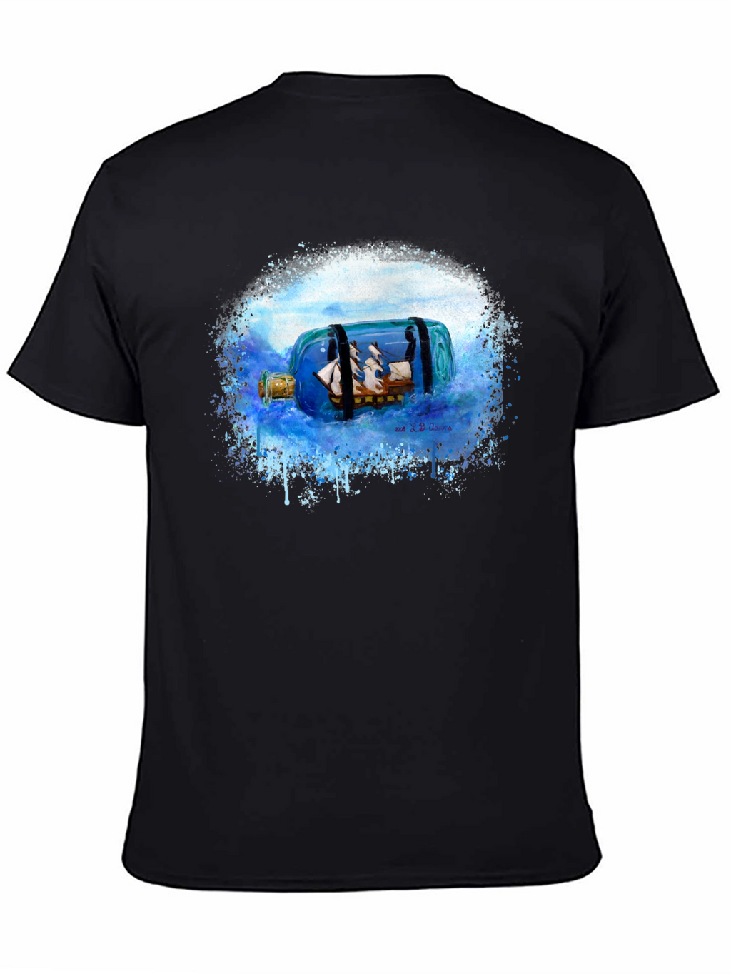 Nautical Ship in a Bottle T-Shirt