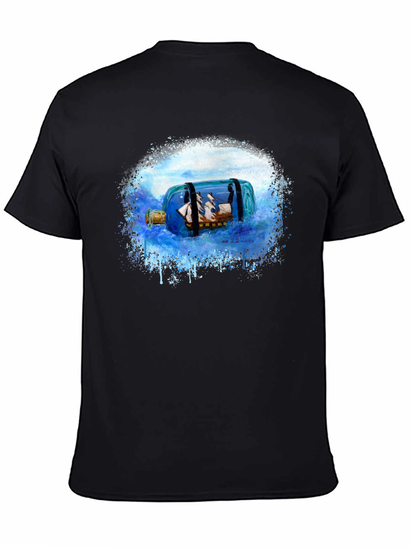 Nautical Ship in a Bottle T-Shirt