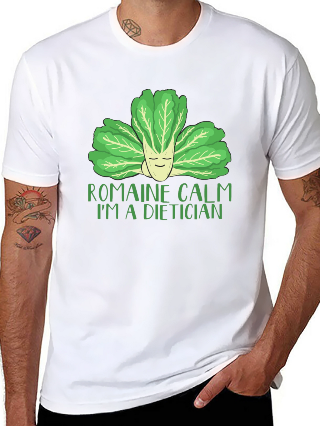 Romaine Calm Dietician Graphic T-Shirt