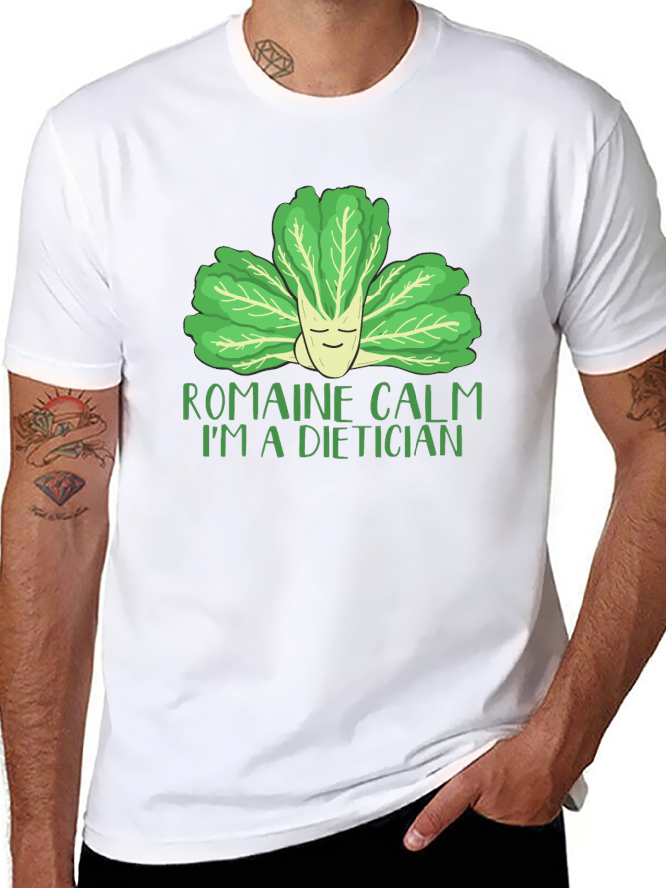 Romaine Calm Dietician Graphic T-Shirt