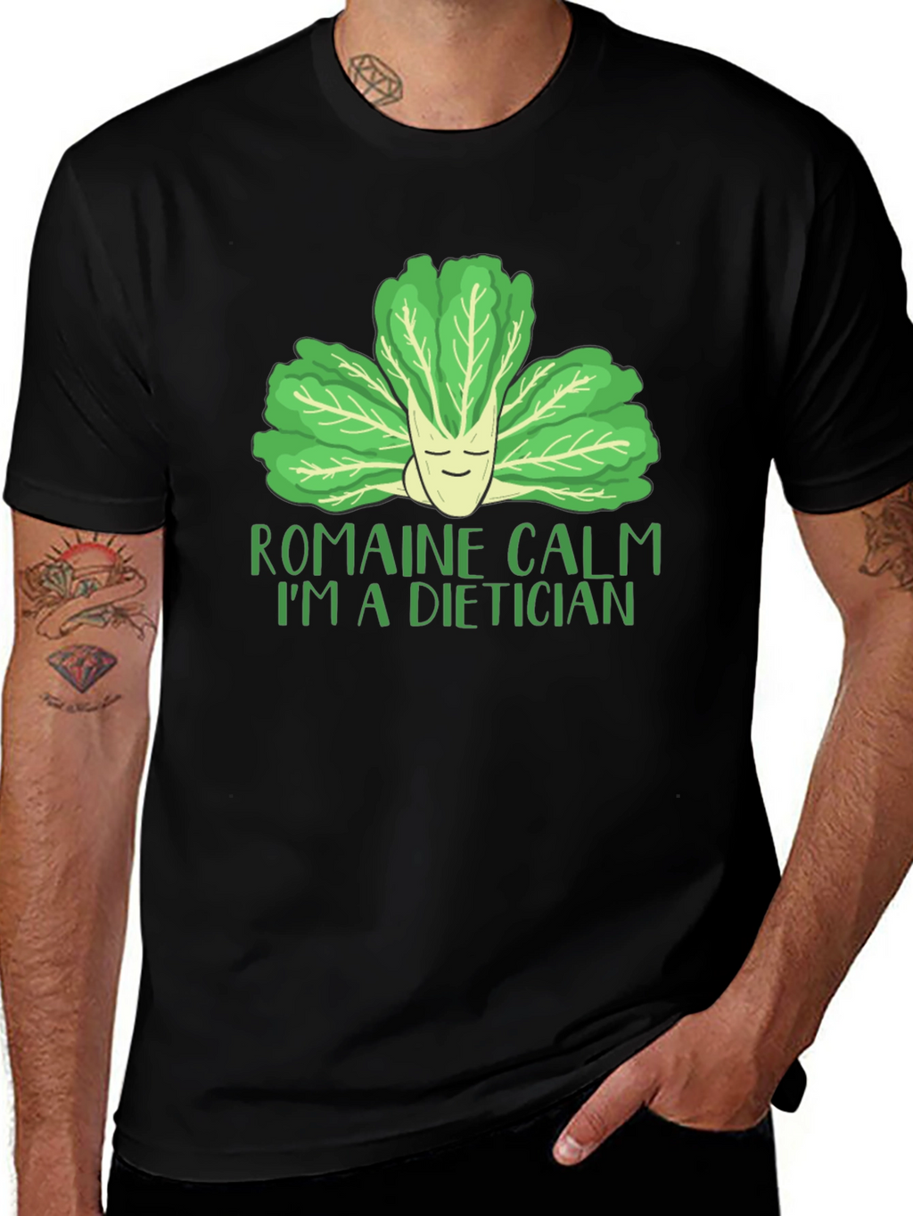 Romaine Calm Dietician Graphic T-Shirt