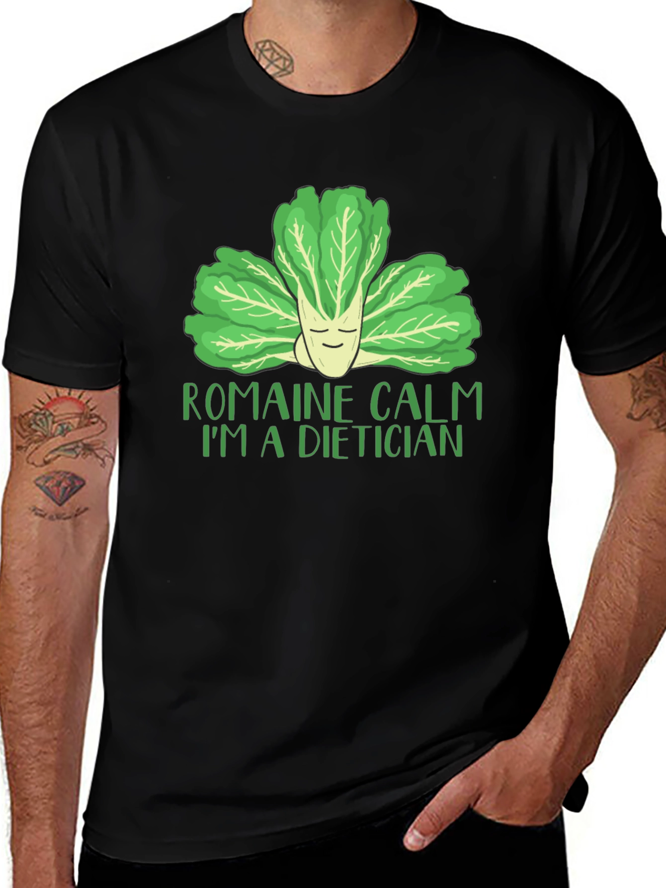 Romaine Calm Dietician Graphic T-Shirt