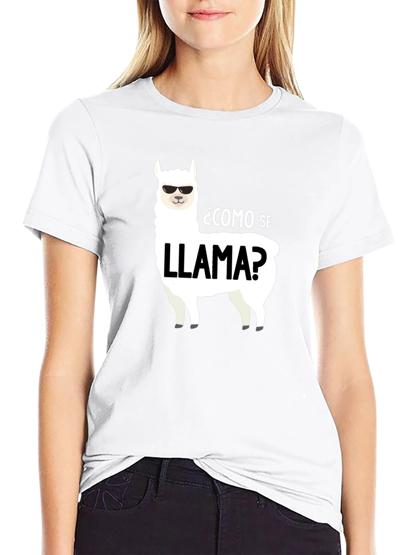 Como Se Llama? Llama Graphic T-Shirt
