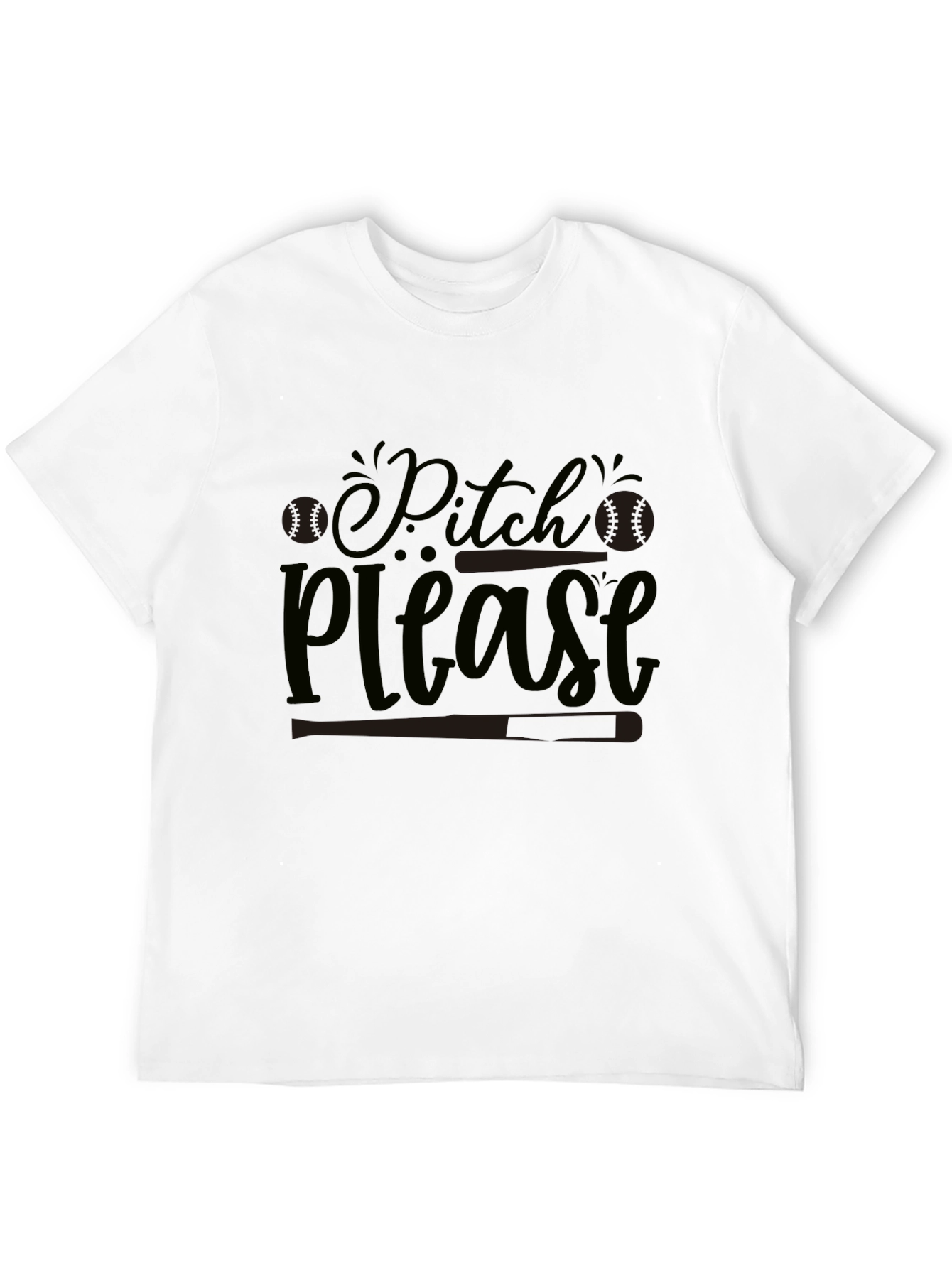 Pitch Please Baseball Graphic Tee