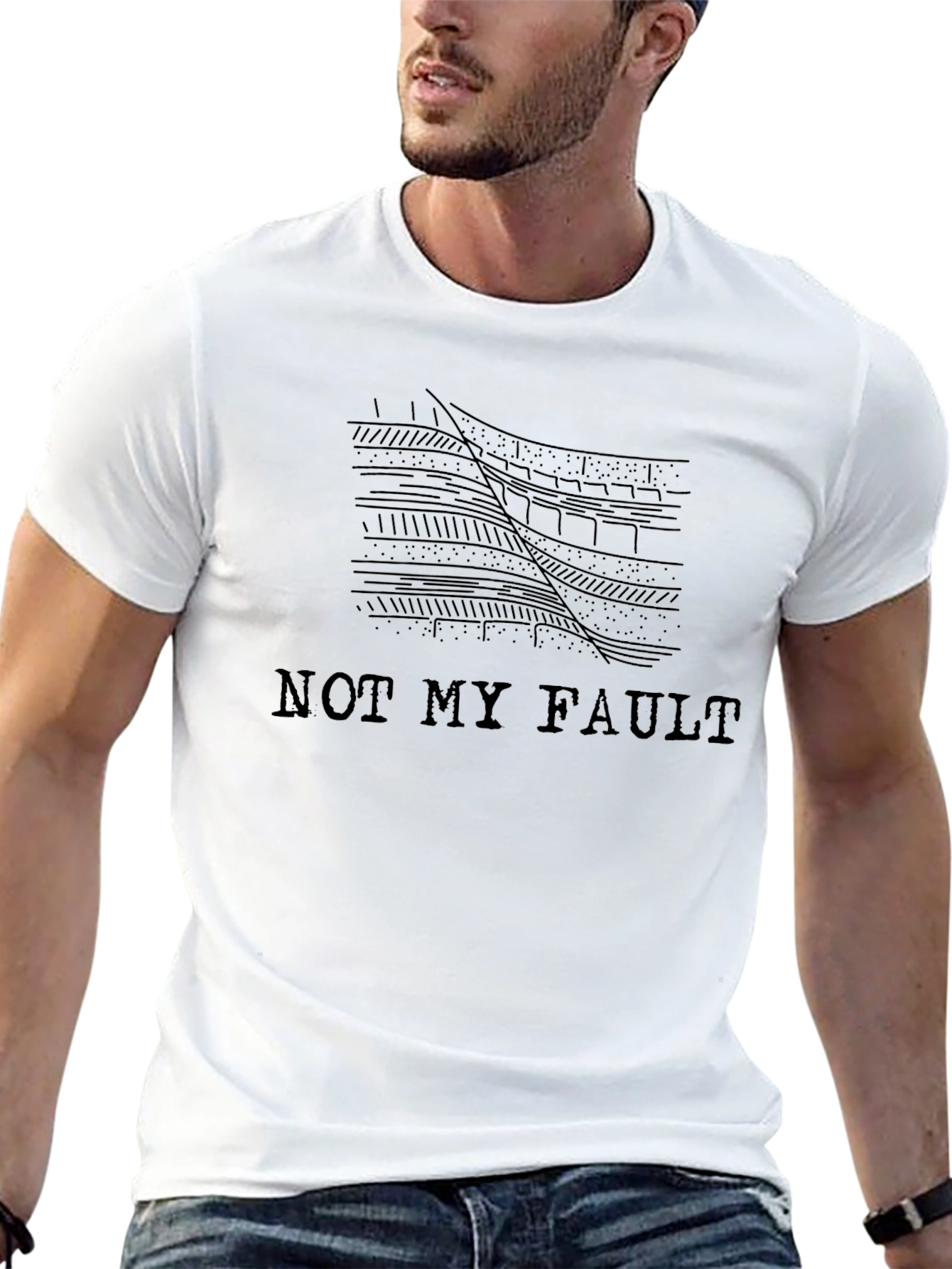 Not My Fault Geology Humor T-Shirt