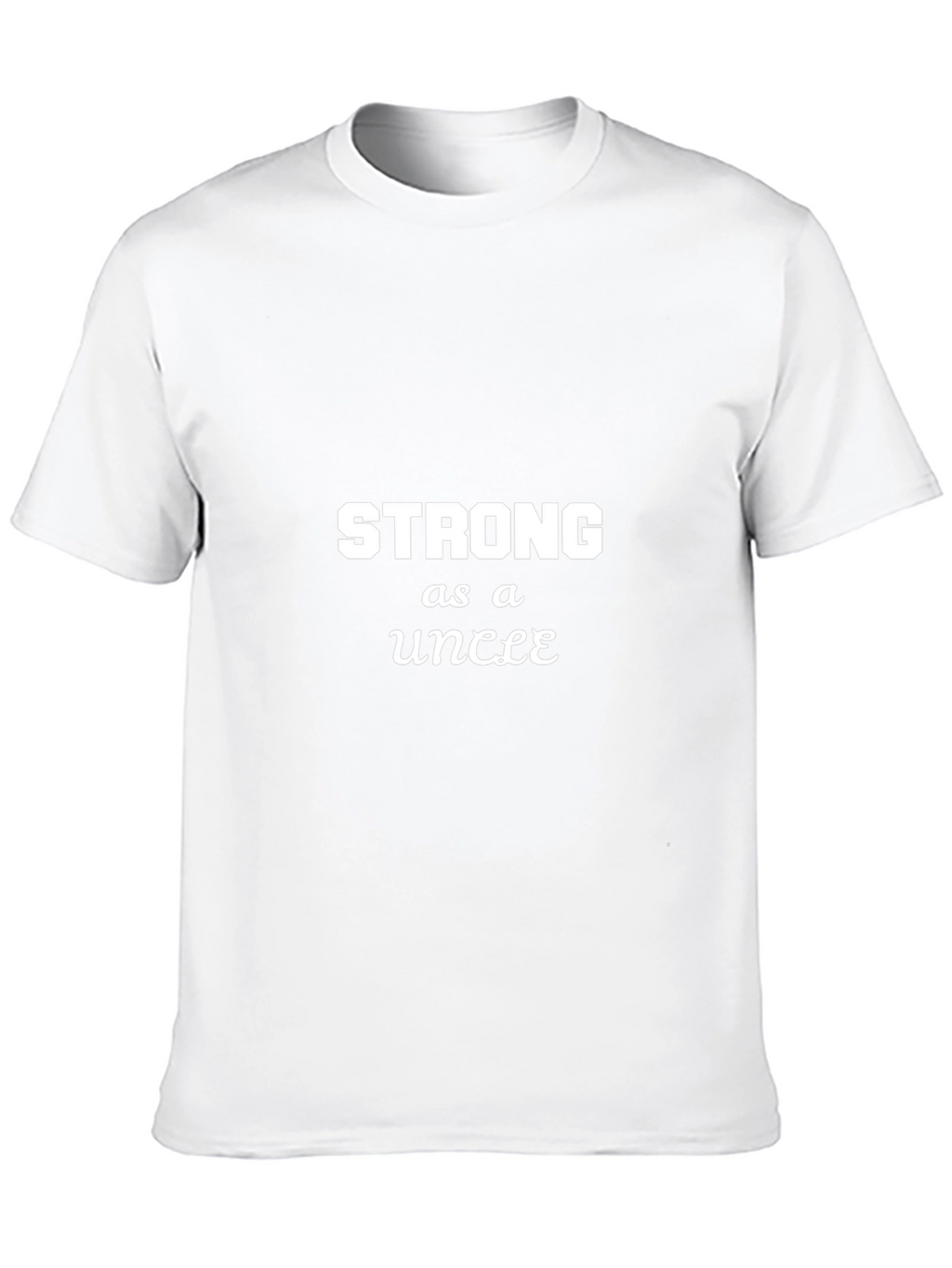 Strong As An Uncle Black Graphic Tee