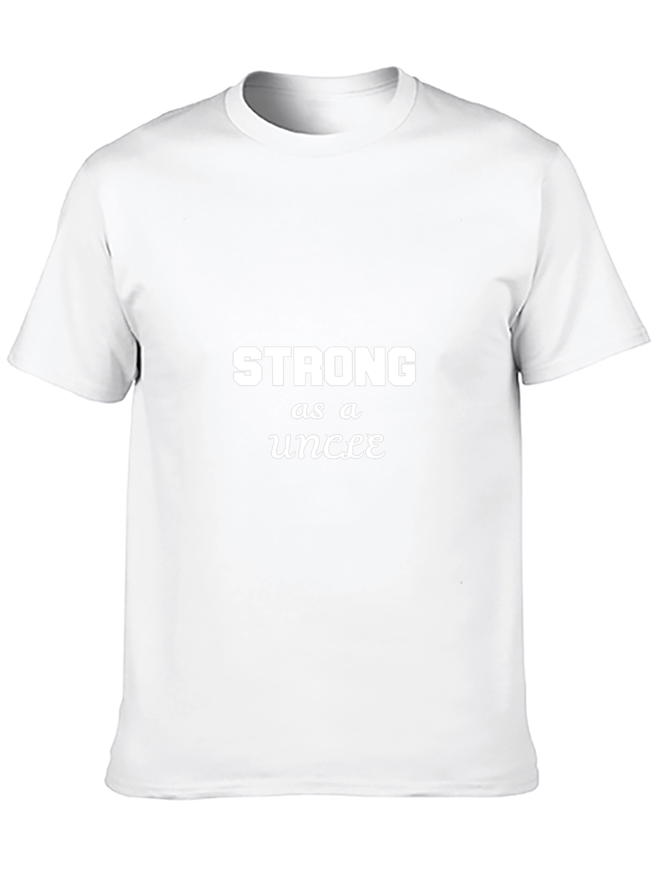 Strong As An Uncle Black Graphic Tee