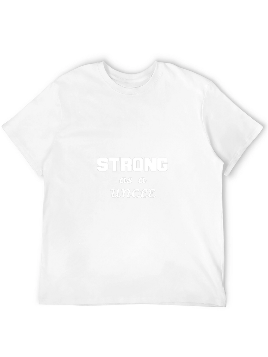 Strong As An Uncle Black Graphic Tee