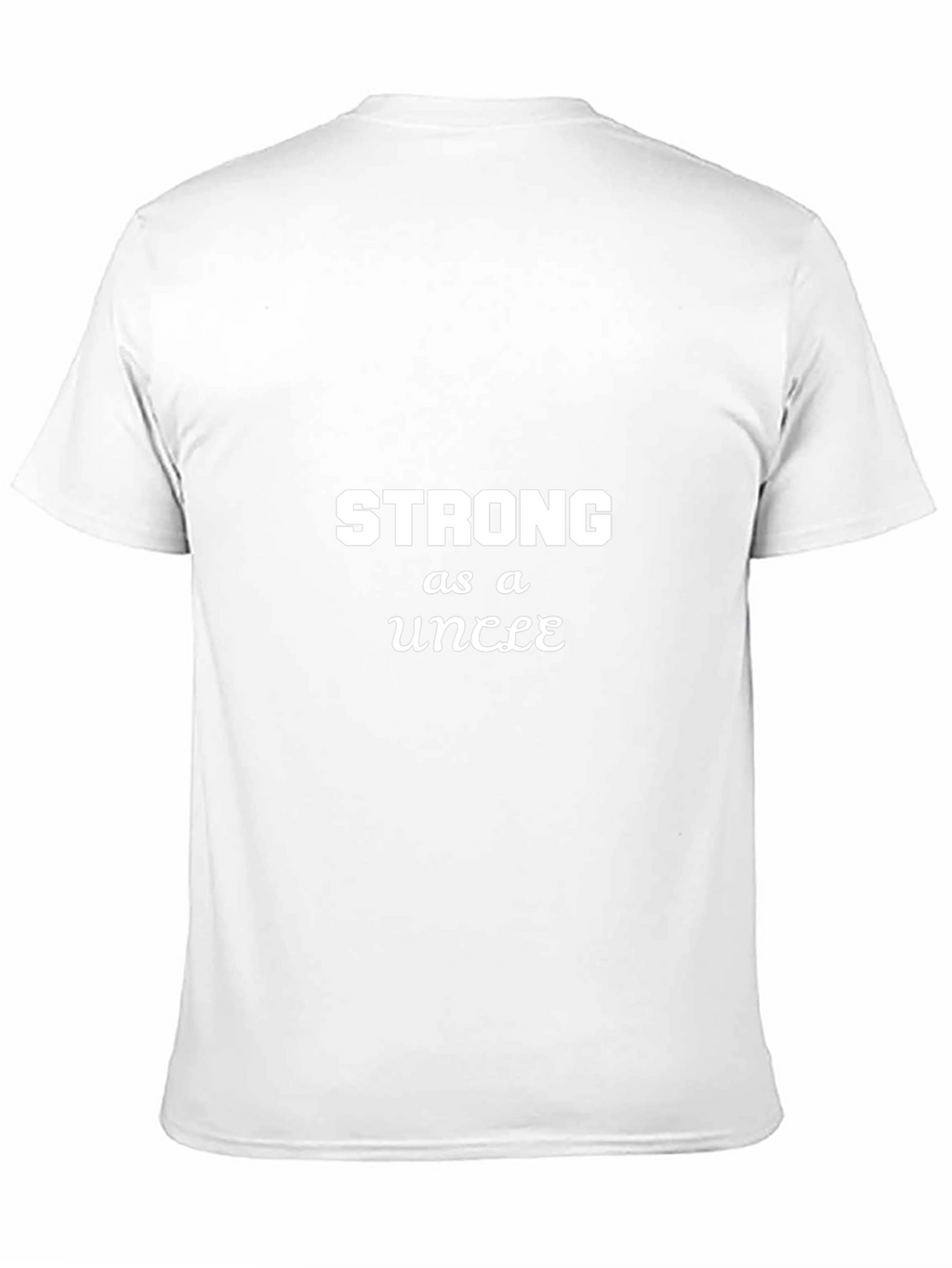 Strong As An Uncle Black Graphic Tee