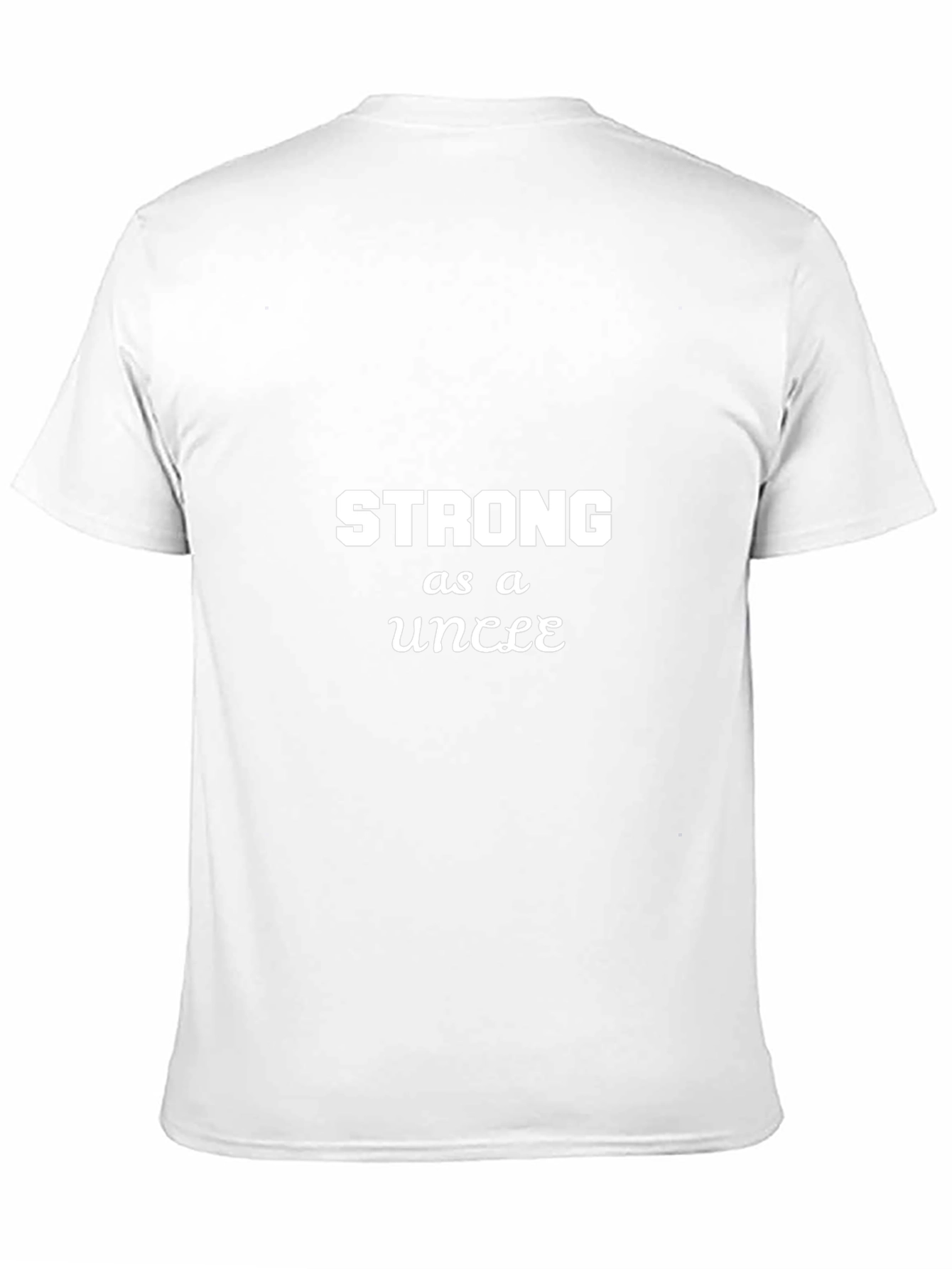 Strong As An Uncle Black Graphic Tee