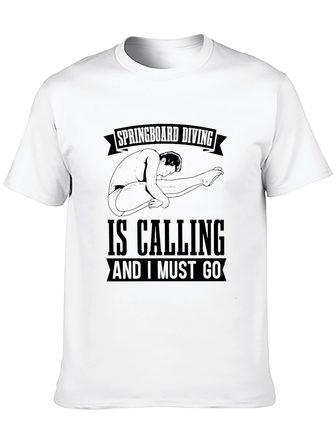 Springboard Diving T-Shirt - Diver Calling