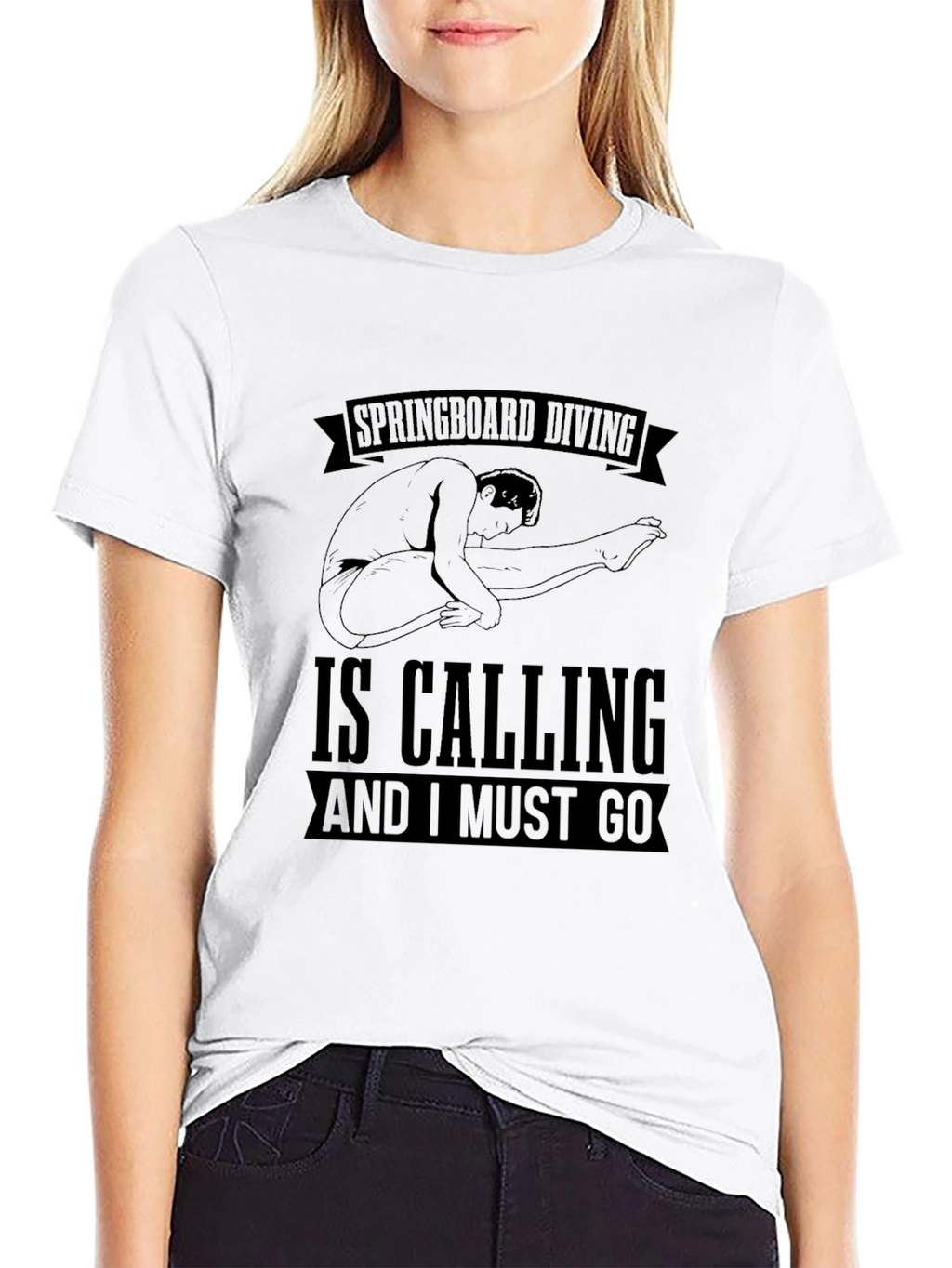 Springboard Diving T-Shirt - Diver Calling