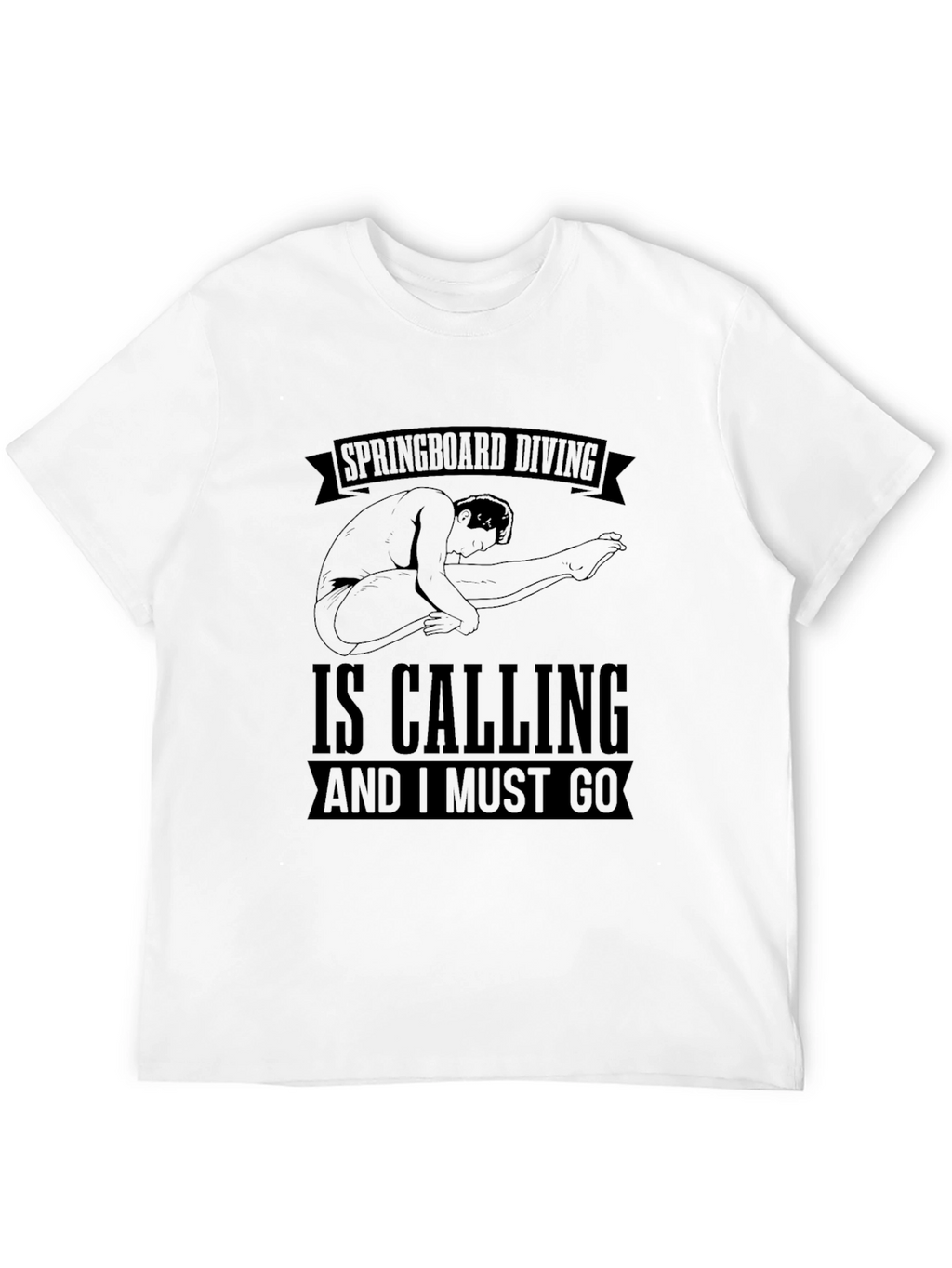 Springboard Diving T-Shirt - Diver Calling
