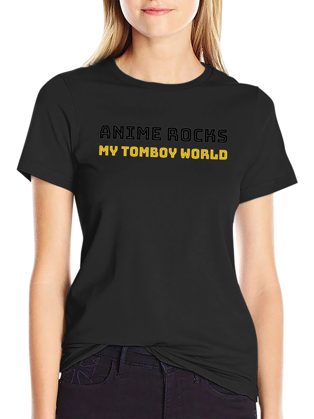 Anime Rocks Tomboy World Graphic Tee