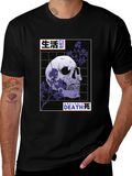 Gothic Skull Graphic Tee - Analog Death