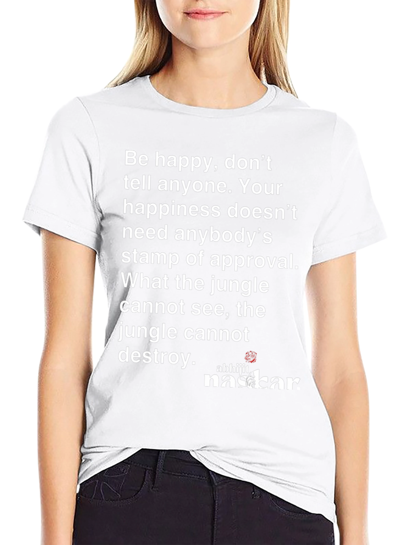 Inspirational Quote Graphic T-Shirt