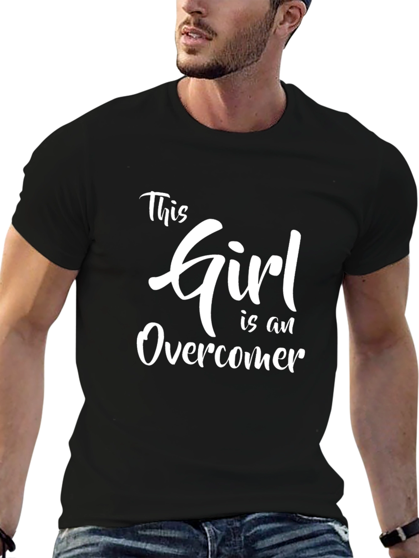 This Girl is an Overcomer Graphic Tee